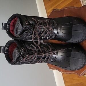 Tommy Hilfiger Women's Ilhena Duck Boots Lace Up Warm Ankle Boots Size 5
